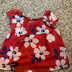 Abercrombie kids chiffon tank top, size 5/6